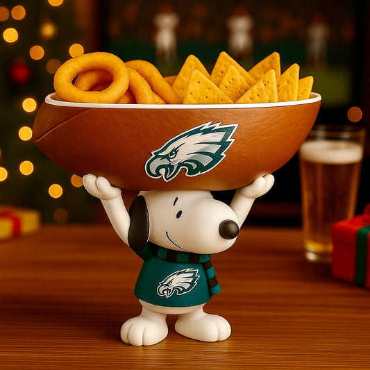 Creative Football Team Snoopy Snack Tray