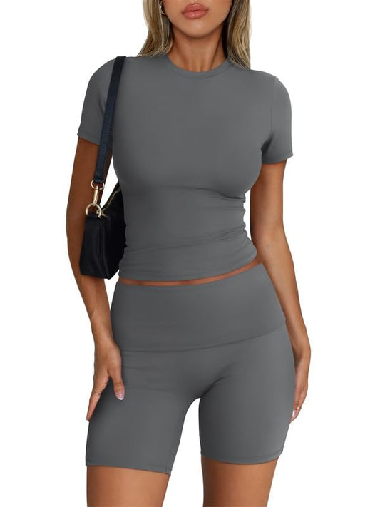 Summer Workout Short Matching Sets
