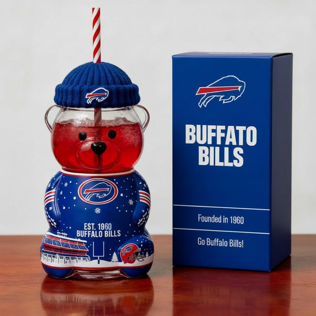 Buffalo Bills 2026 Anniversary Bear Drinkware