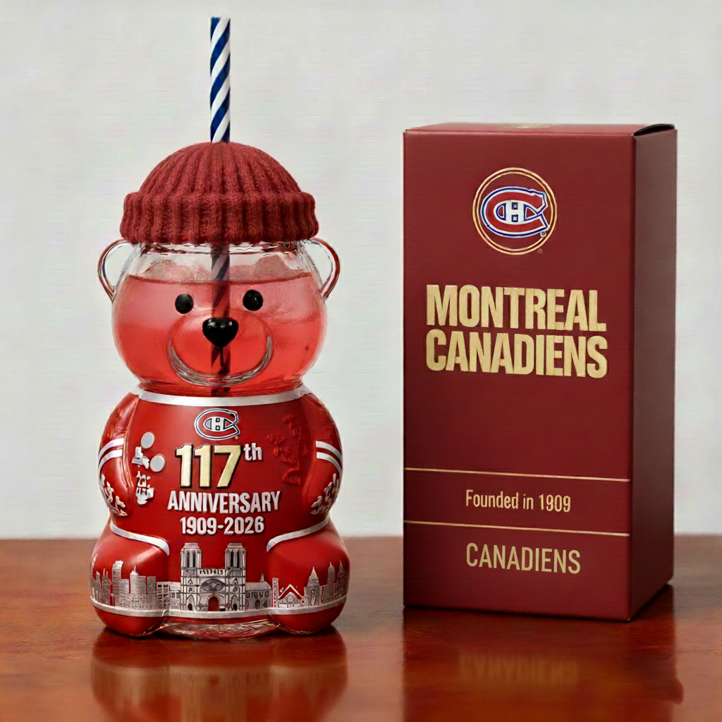 Montreal Canadiens 117th Anniversary Bear Bottle – Limited Edition (1909–2026)