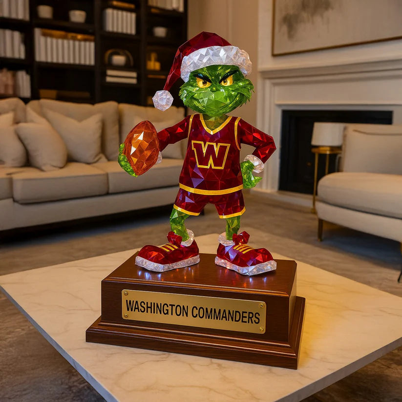 Football Team Crystal Figurine Desktop Ornament