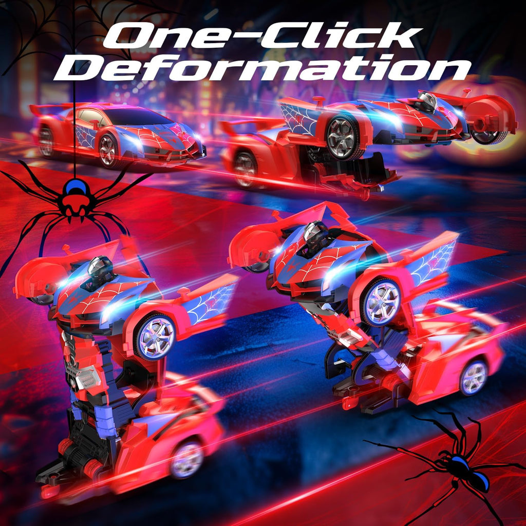 🎄🎁 2026 Christmas Surprise Gift-70% OFF: ✨RC Cars,2.4Ghz Remote Control 1:18 Scale Robot Deformation 360° Rotation Rechargeable Batteries Included🚗