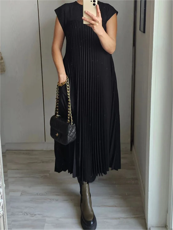 Women's Pleated Simple Elegant Dress✨Buy 2 Free Shipping