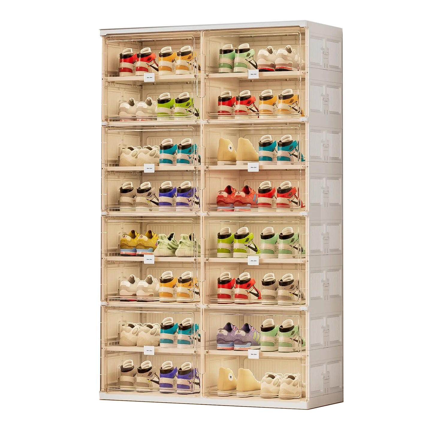 💥Clearance Sale💥Foldable Shoe Rack Shoe Box for Closet Entryway