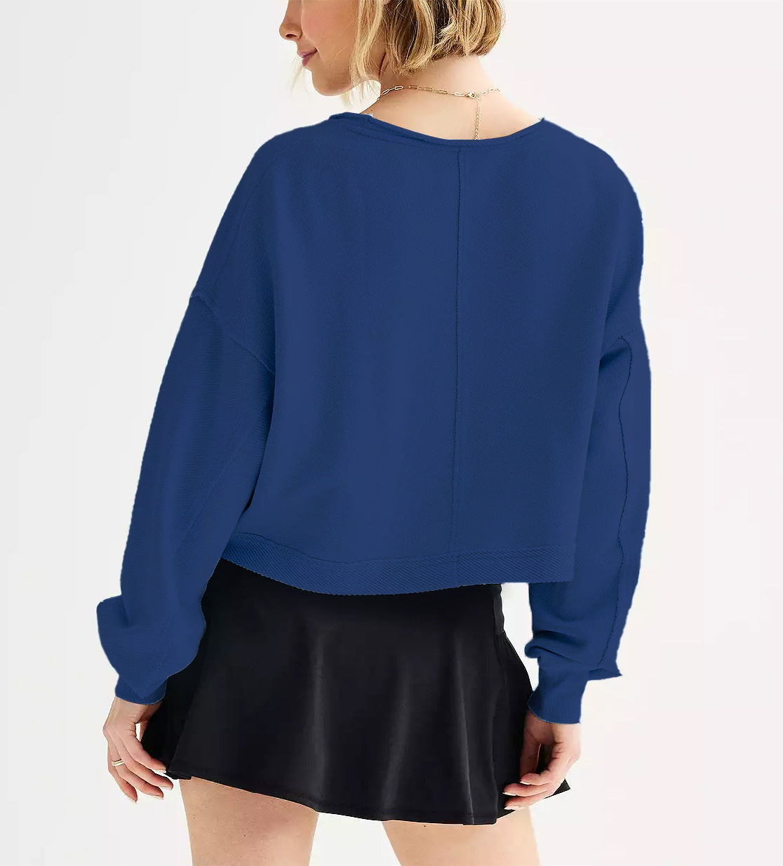 Cropped Athleisure Sweatshirt Set?Buy 2 Free Shipping