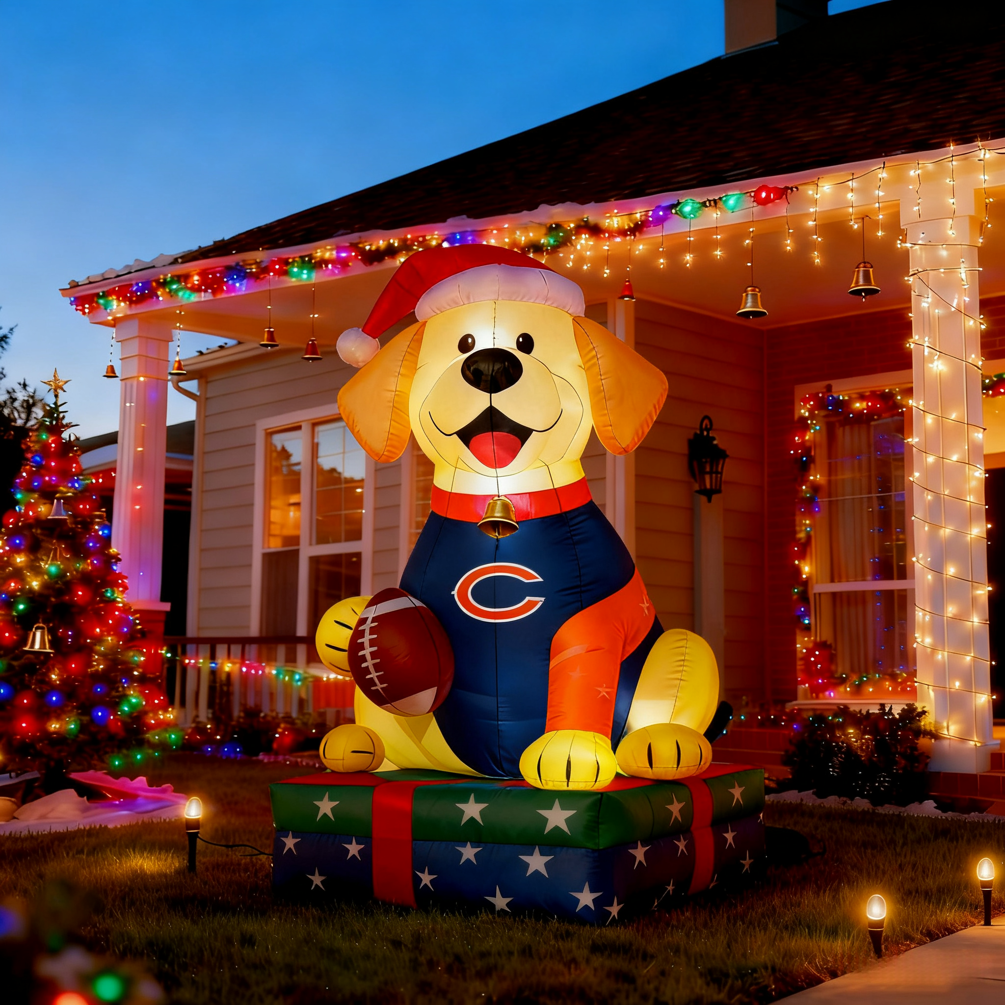 Adorable Labrador Inflatable Garden Decoration