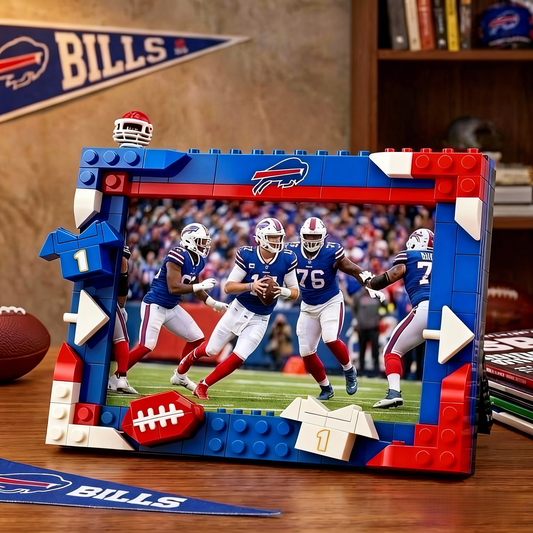 Football Team Spirit DIY Building Block Photo Frame