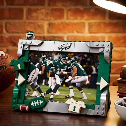 Football Team Spirit DIY Building Block Photo Frame