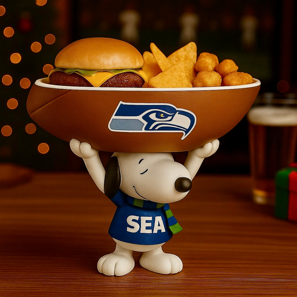 Creative Football Team Snoopy Snack Tray