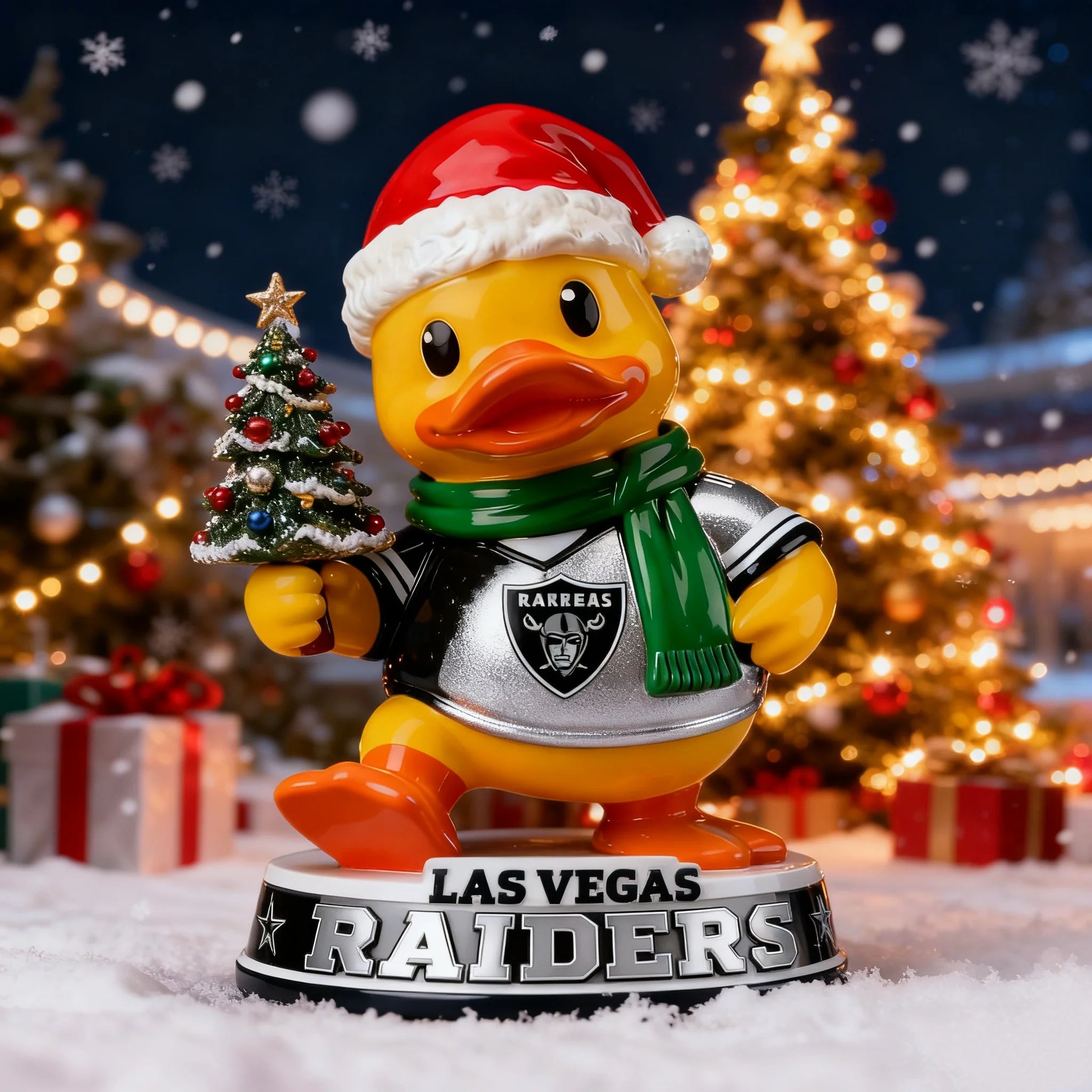 🎁BUY 2 GET 2 FREE🔥Holiday Sparkle & Cheer Christmas Duck Statue