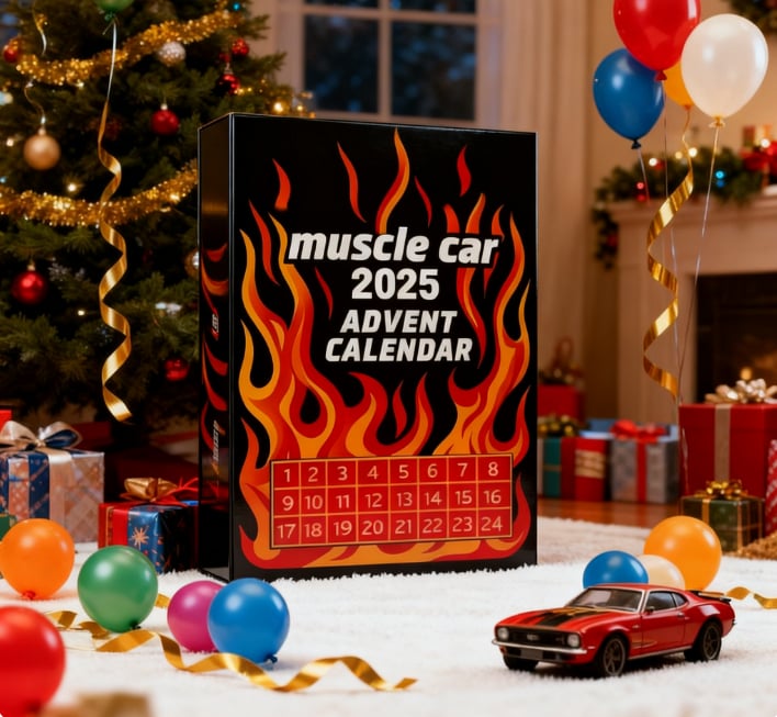 Muscle Toy Car Advent Calendar-24 DAYS 2025