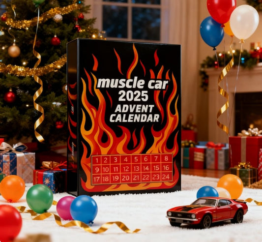 Muscle Toy Car Advent Calendar-24 DAYS 2025