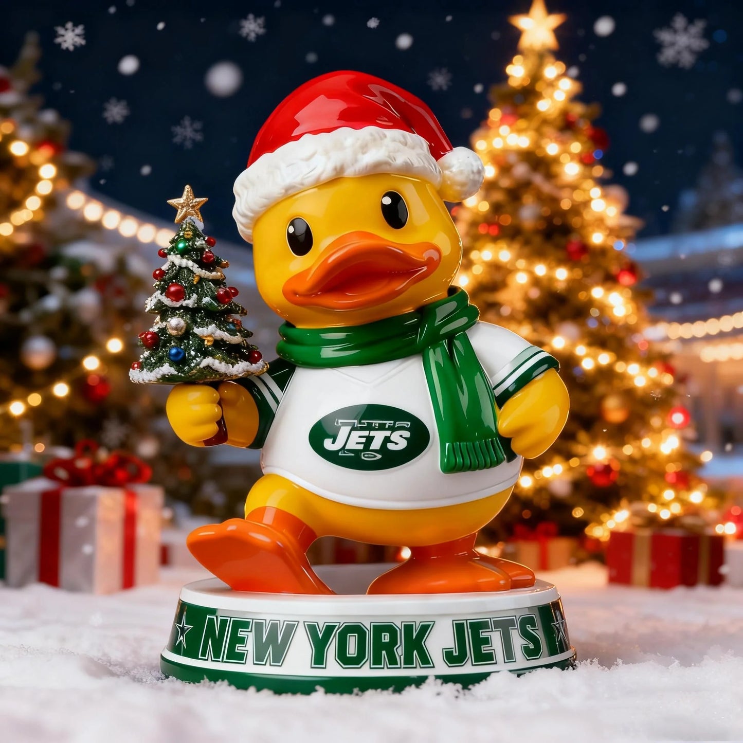 🎁BUY 2 GET 2 FREE🔥Holiday Sparkle & Cheer Christmas Duck Statue