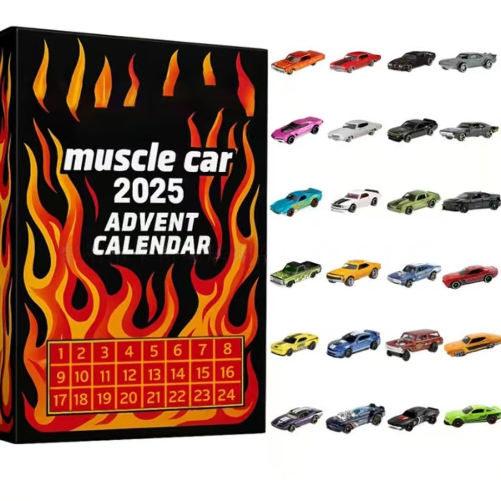 Muscle Toy Car Advent Calendar-24 DAYS 2025