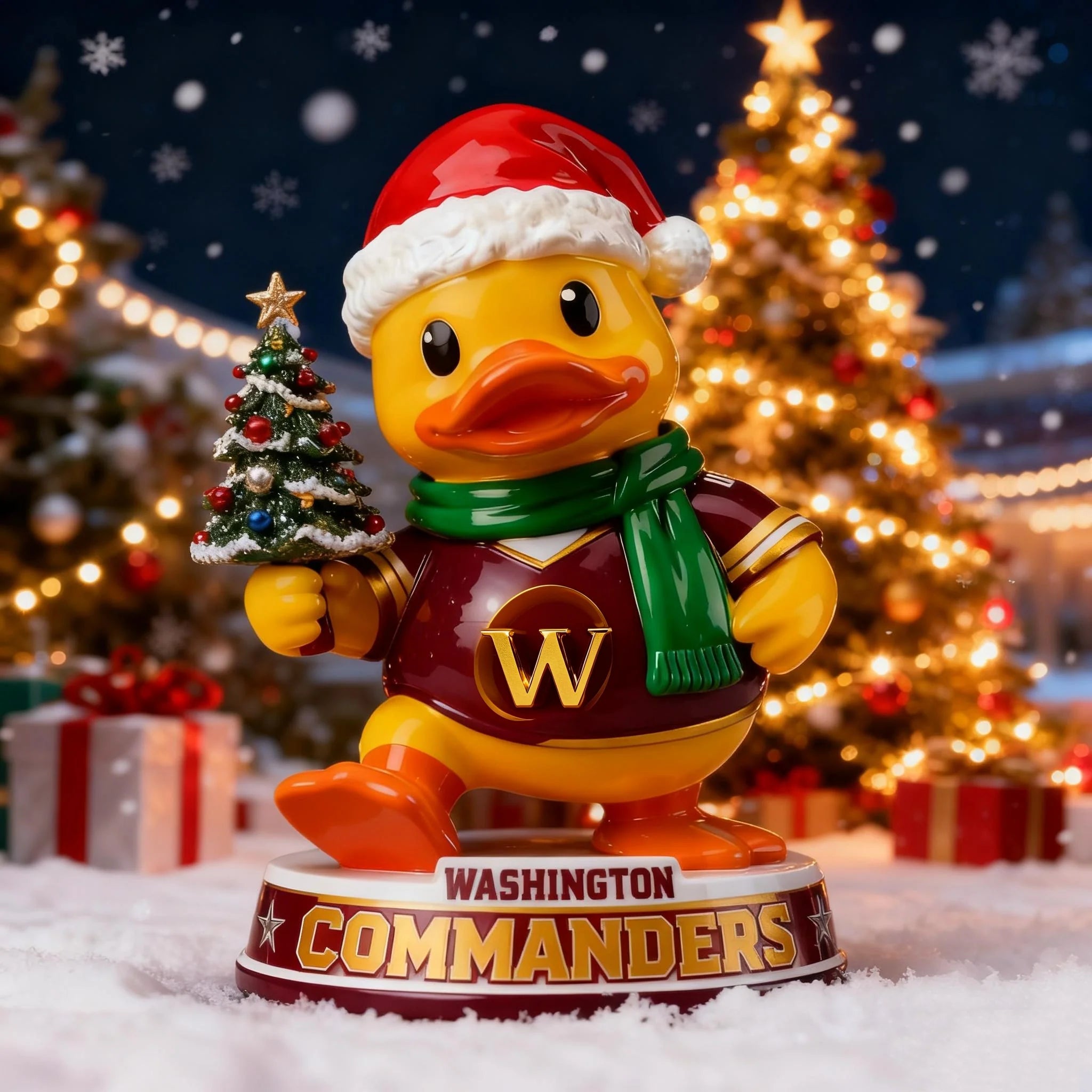 🎁BUY 2 GET 2 FREE🔥Holiday Sparkle & Cheer Christmas Duck Statue