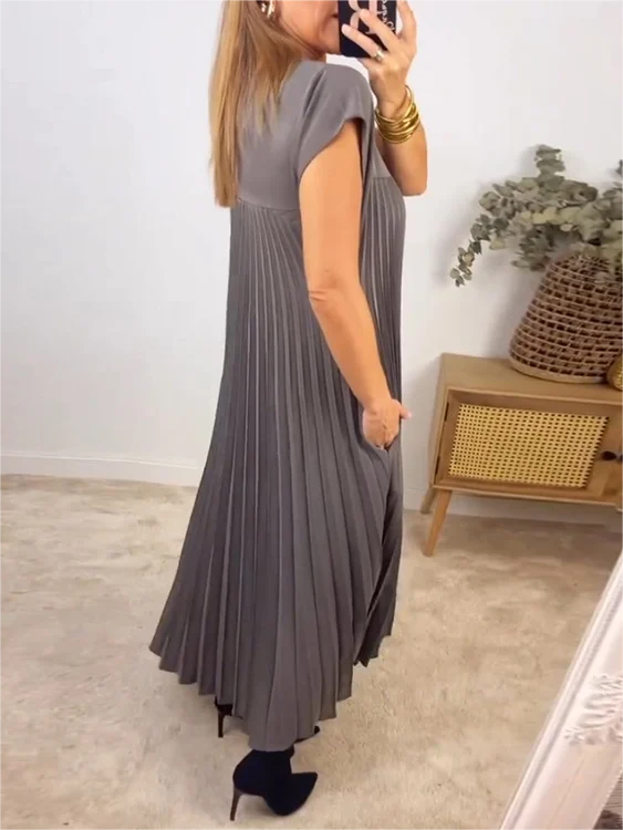 Women's Pleated Simple Elegant Dress✨Buy 2 Free Shipping
