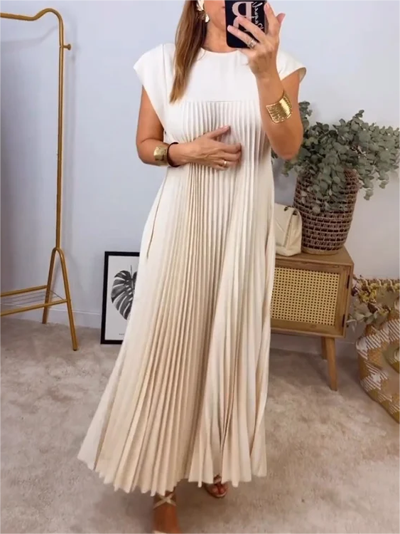 Women's Pleated Simple Elegant Dress✨Buy 2 Free Shipping