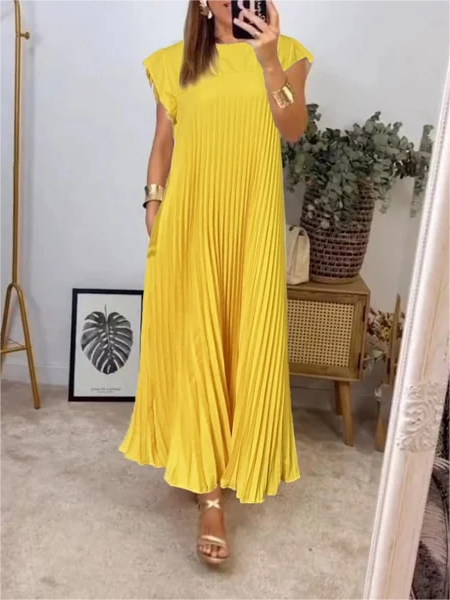 Women's Pleated Simple Elegant Dress✨Buy 2 Free Shipping