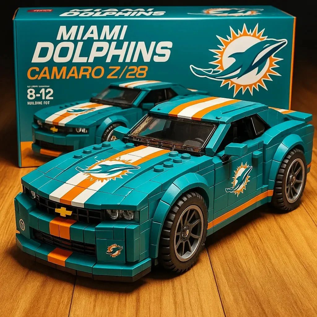 🔥Limited Edition🏈Football Team Camaro Z/28 Building Block