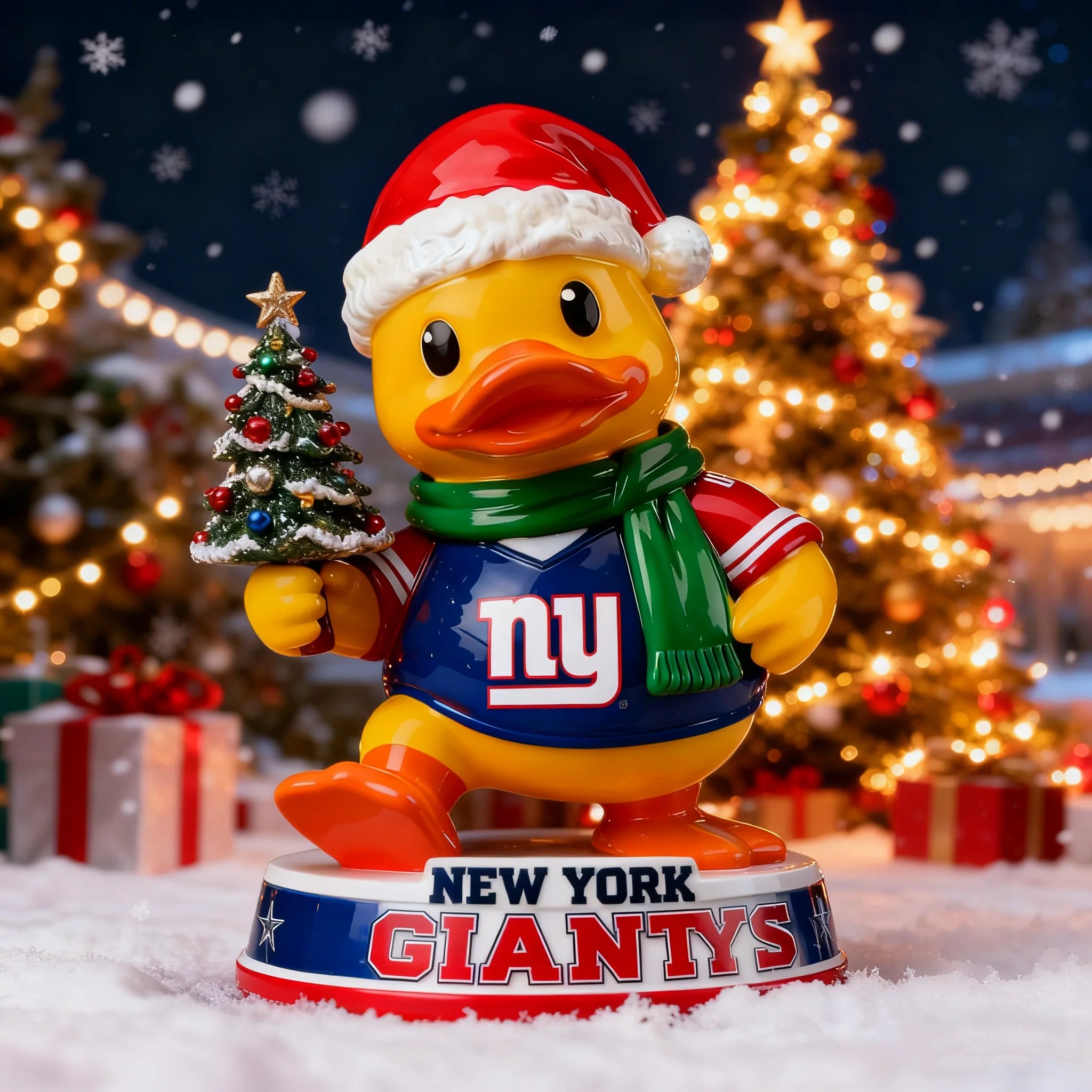 🎁BUY 2 GET 2 FREE🔥Holiday Sparkle & Cheer Christmas Duck Statue