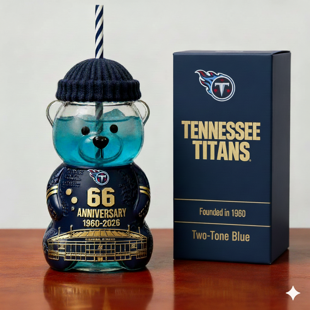 Tennessee Titans Anniversary Bear Cup