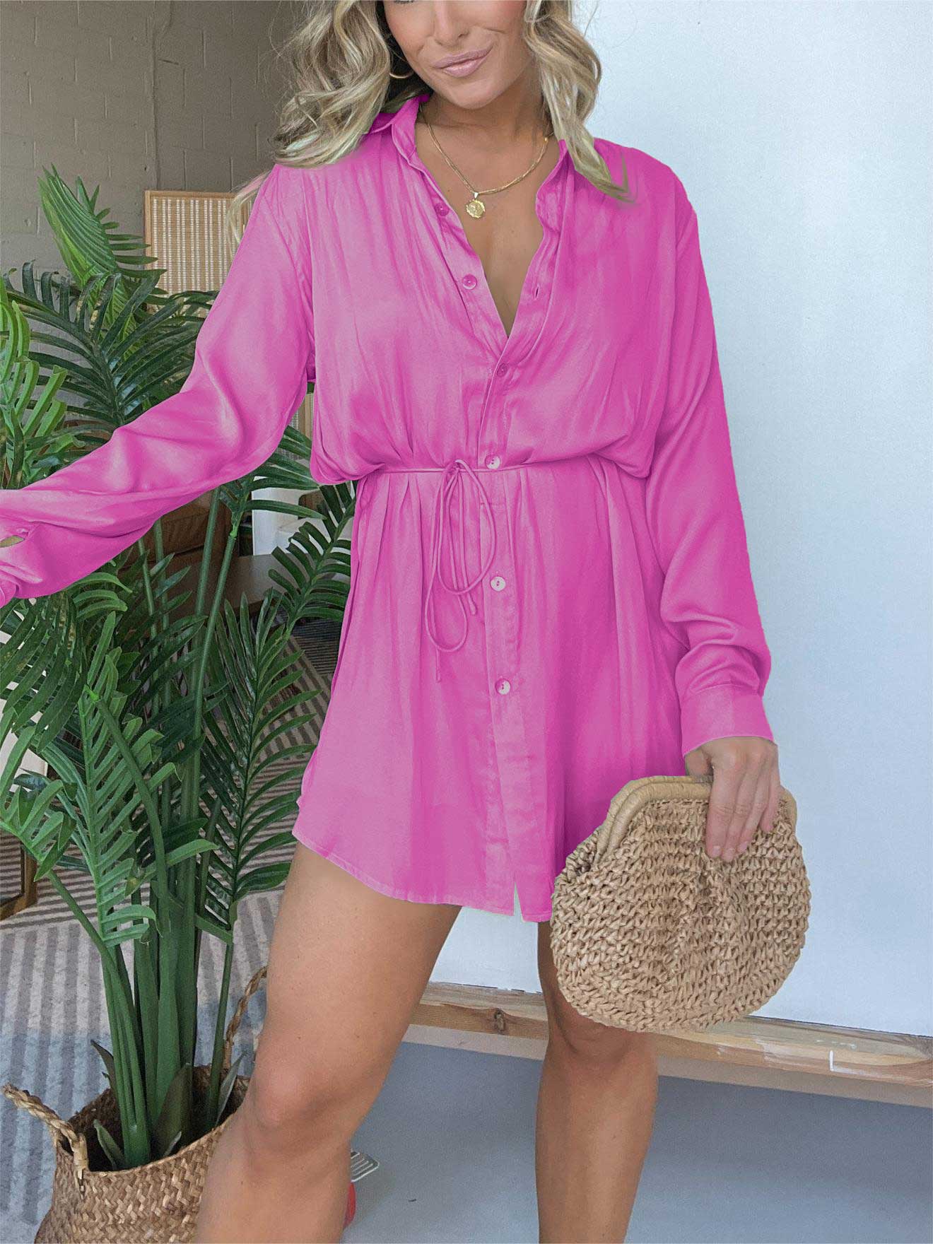 ??2024 Satin Covered Nights Romper Dress Set (Buy 2 Free Shipping)