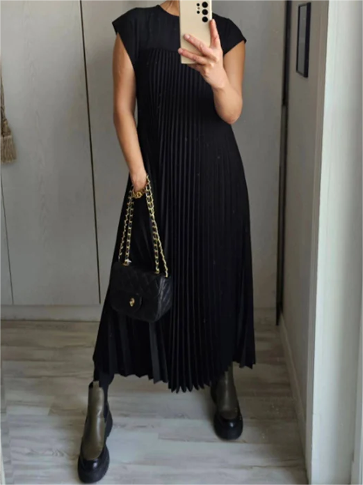 Women's Pleated Simple Elegant Dress✨Buy 2 Free Shipping