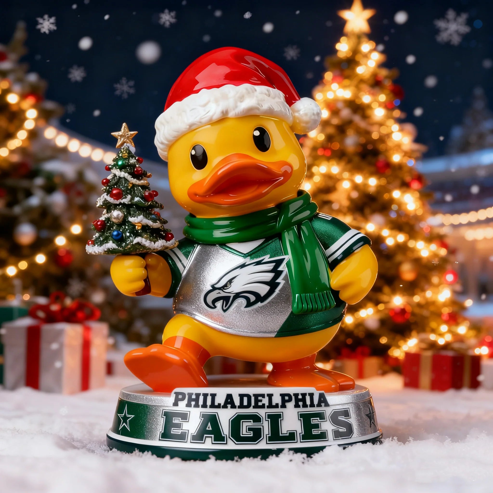 🎁BUY 2 GET 2 FREE🔥Holiday Sparkle & Cheer Christmas Duck Statue