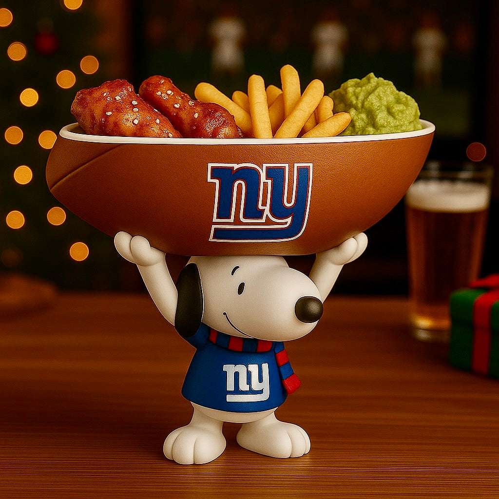 Creative Football Team Snoopy Snack Tray