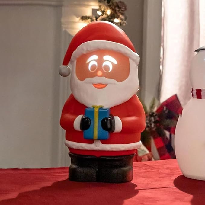 ⛄️Talking Animated  Claus with Snow man Built in Projector & Speaker Plug'n Play🎄