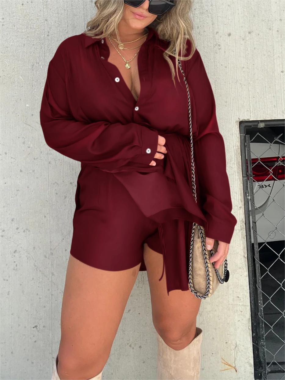 ??2024 Satin Covered Nights Romper Dress Set (Buy 2 Free Shipping)