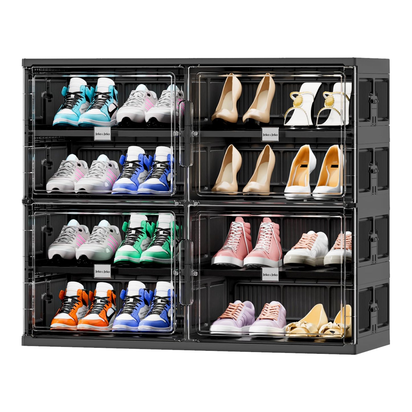 💥Clearance Sale💥Foldable Shoe Rack Shoe Box for Closet Entryway