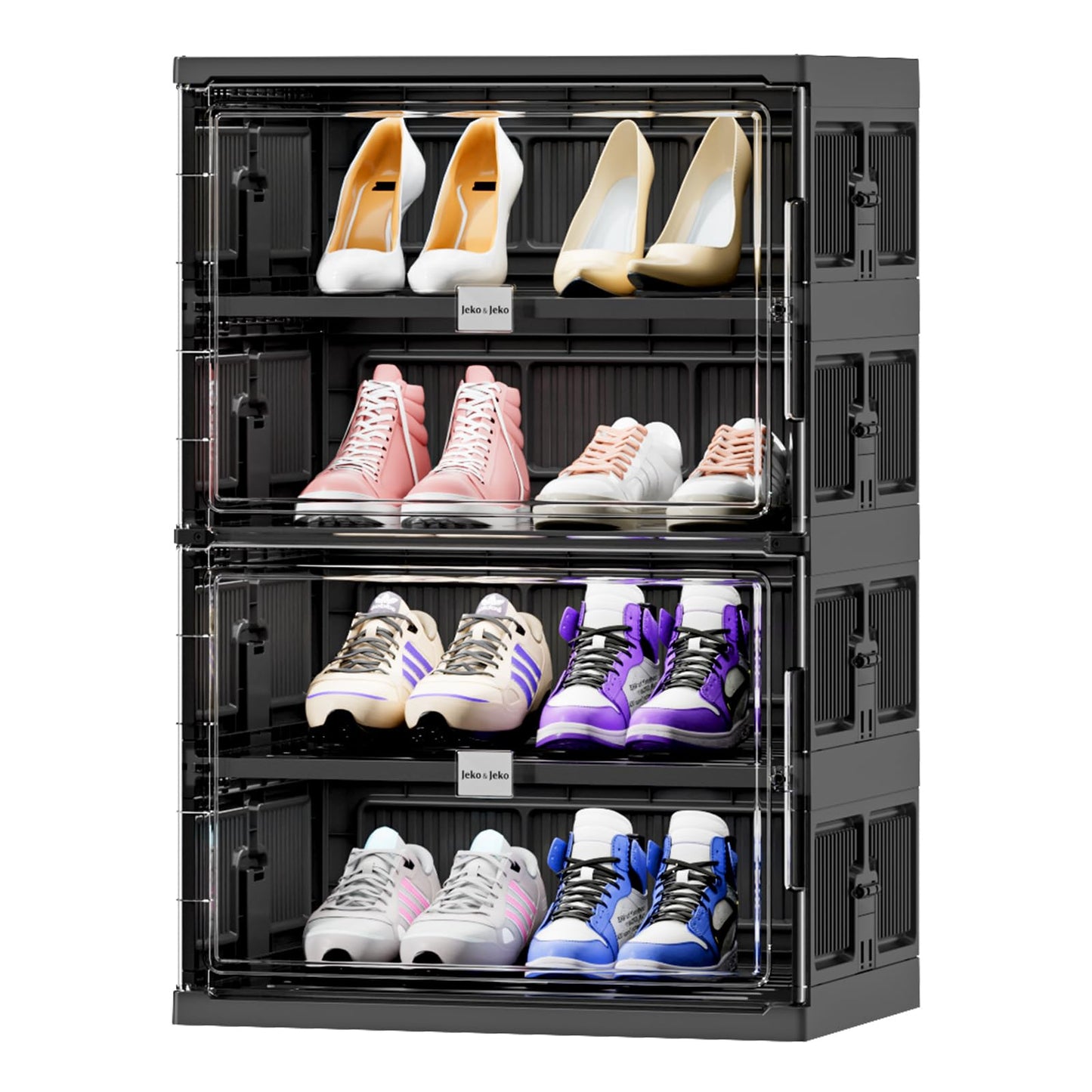 💥Clearance Sale💥Foldable Shoe Rack Shoe Box for Closet Entryway
