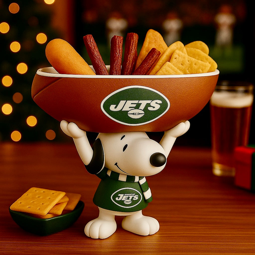 Creative Football Team Snoopy Snack Tray