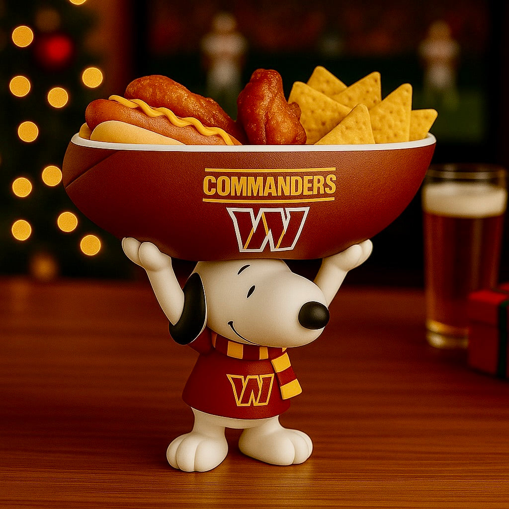 Creative Football Team Snoopy Snack Tray