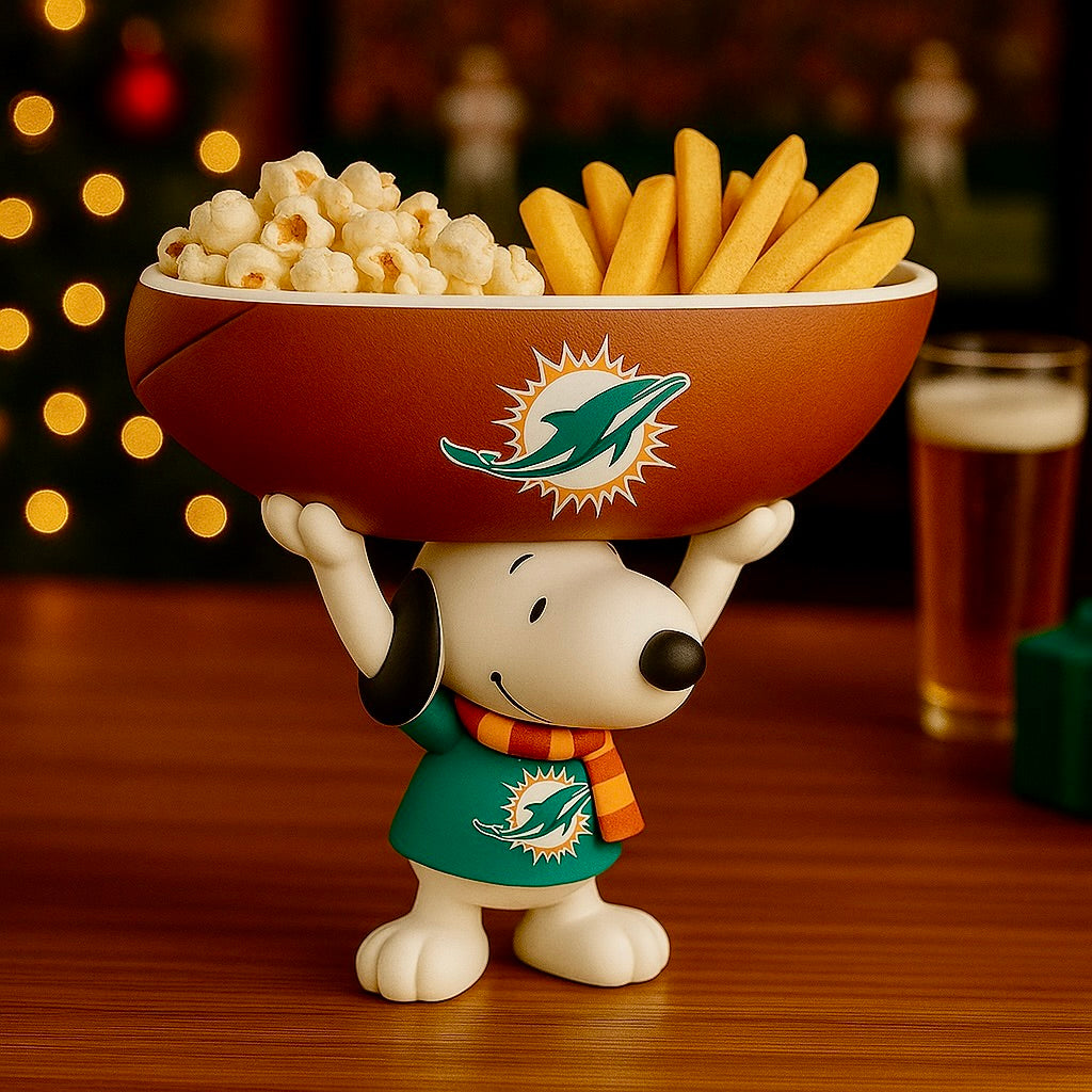 Creative Football Team Snoopy Snack Tray