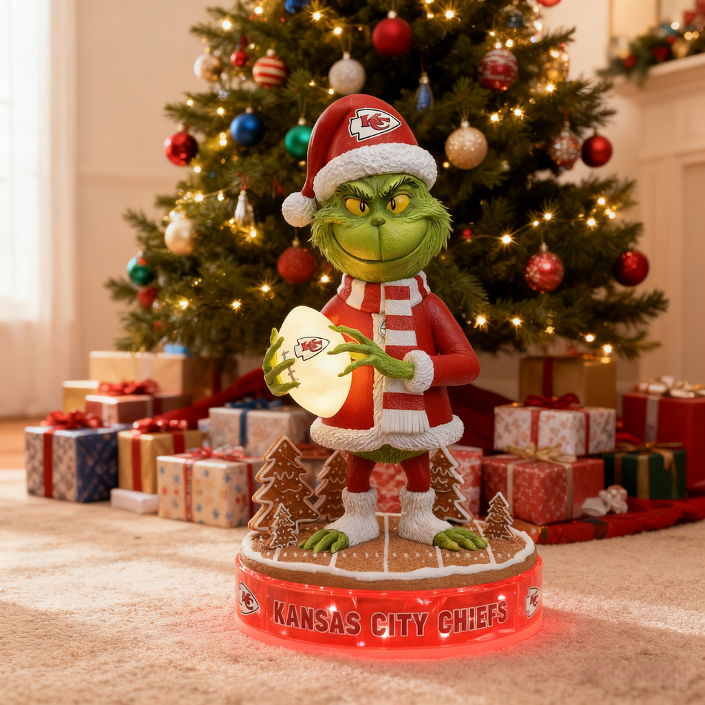 Whoville Holiday Spirit Collectible Grinch Statue
