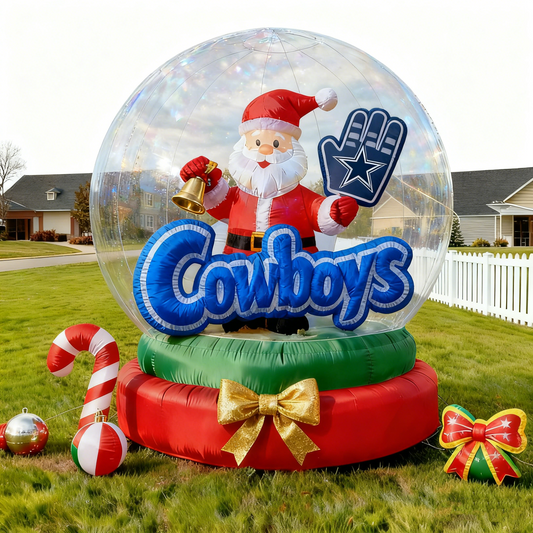 Christmas Inflatable Santa Claus Snowglobe Decoration