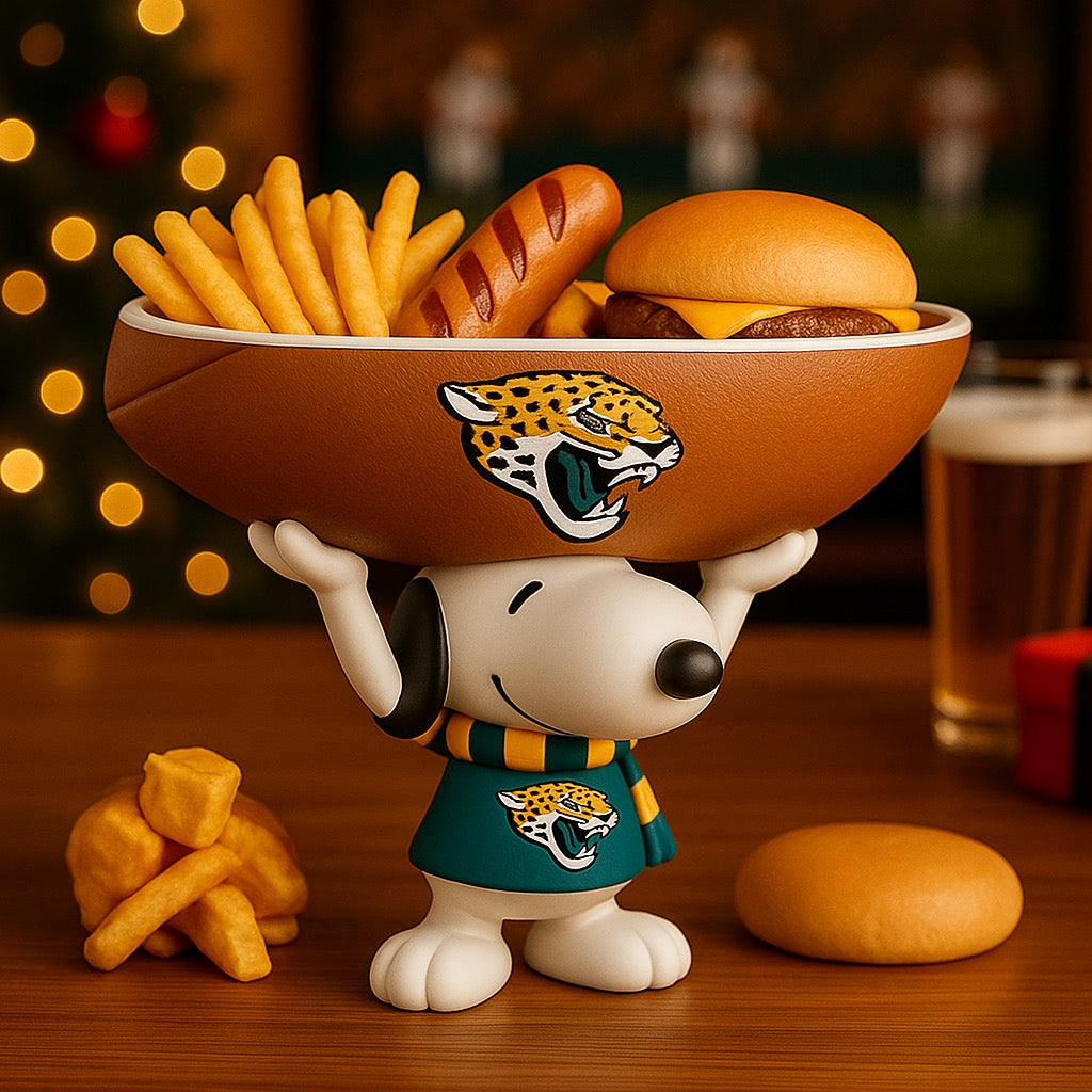 Creative Football Team Snoopy Snack Tray