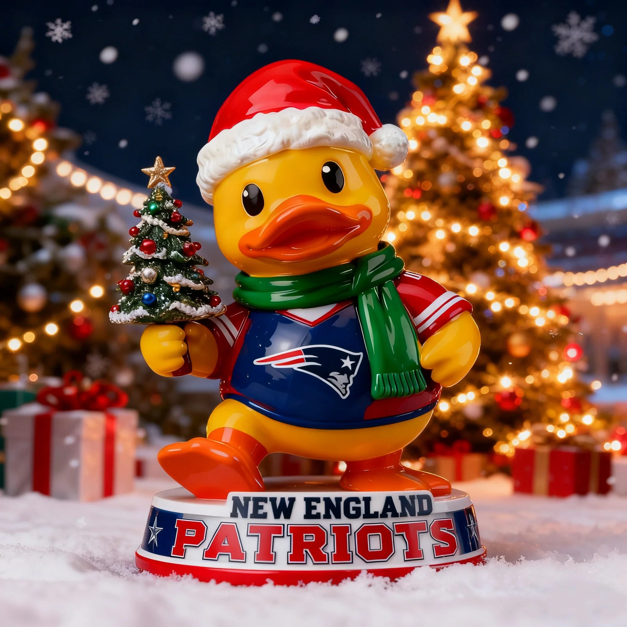 🎁BUY 2 GET 2 FREE🔥Holiday Sparkle & Cheer Christmas Duck Statue