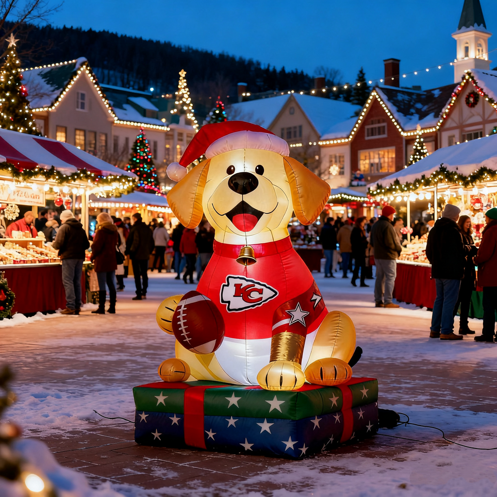 Adorable Labrador Inflatable Garden Decoration