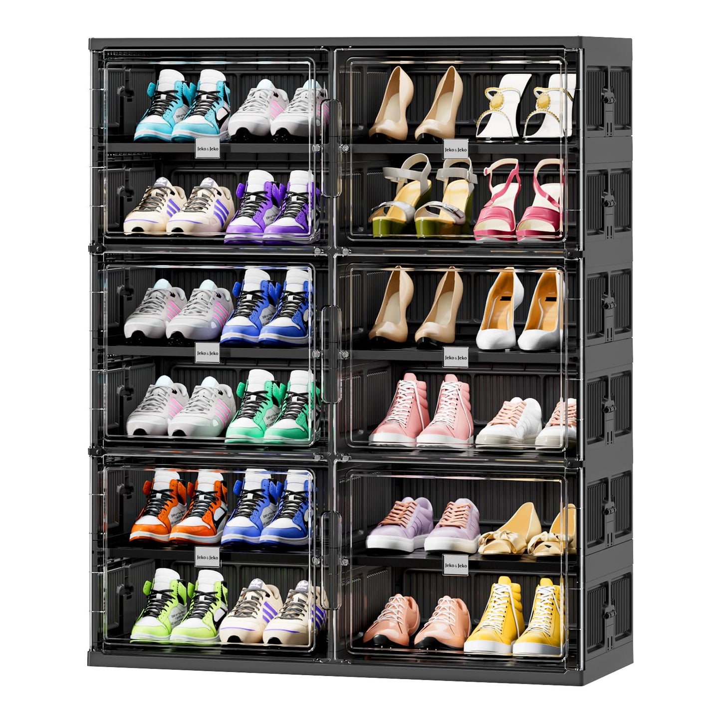 💥Clearance Sale💥Foldable Shoe Rack Shoe Box for Closet Entryway
