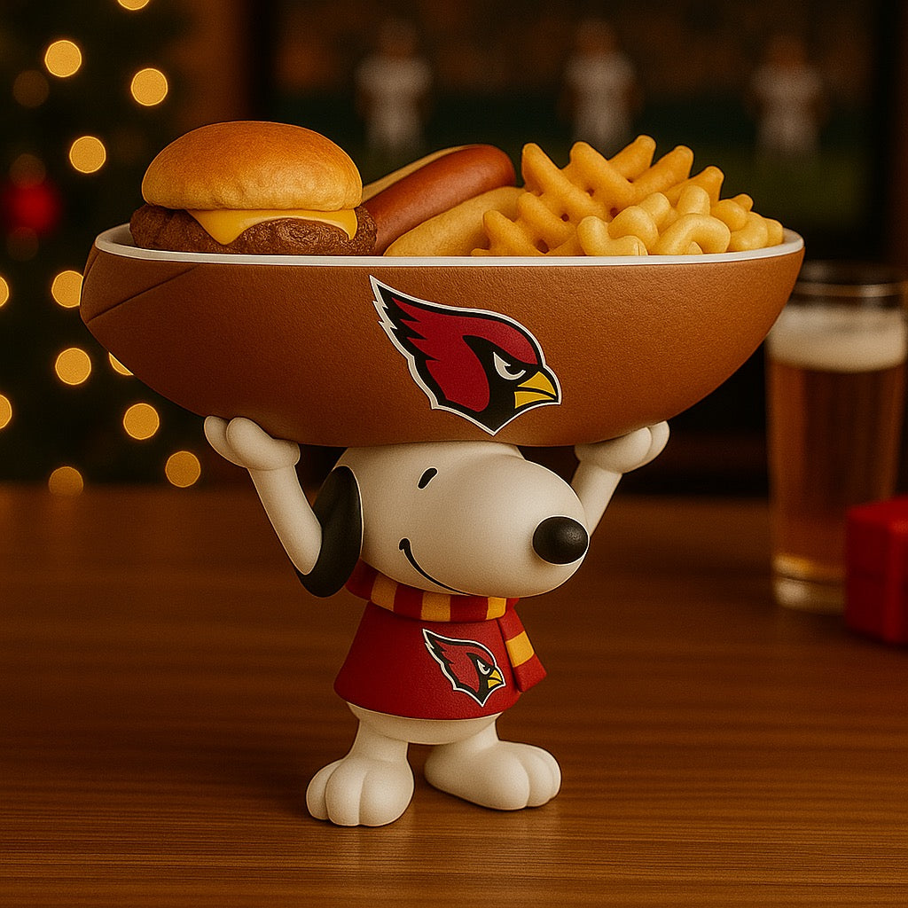 Creative Football Team Snoopy Snack Tray