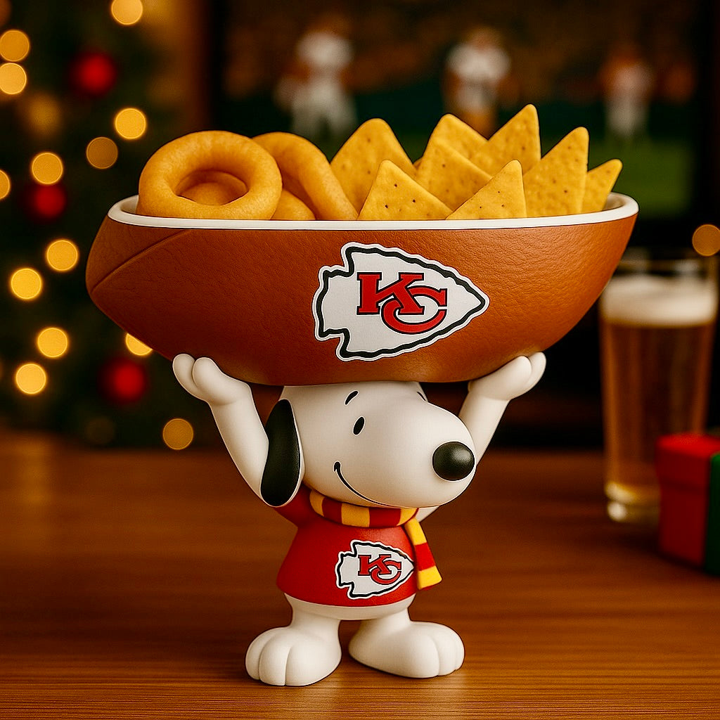 Creative Football Team Snoopy Snack Tray