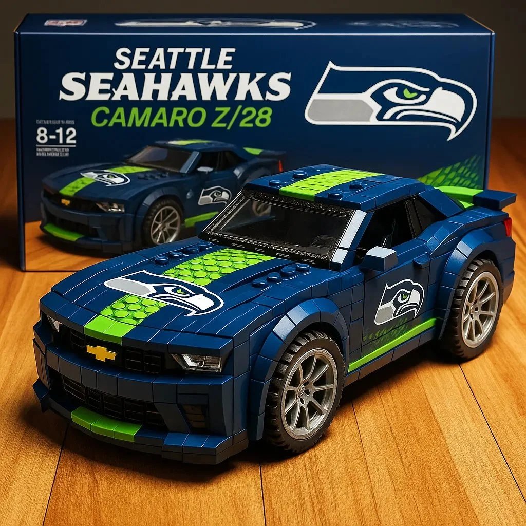 🔥Limited Edition🏈Football Team Camaro Z/28 Building Block