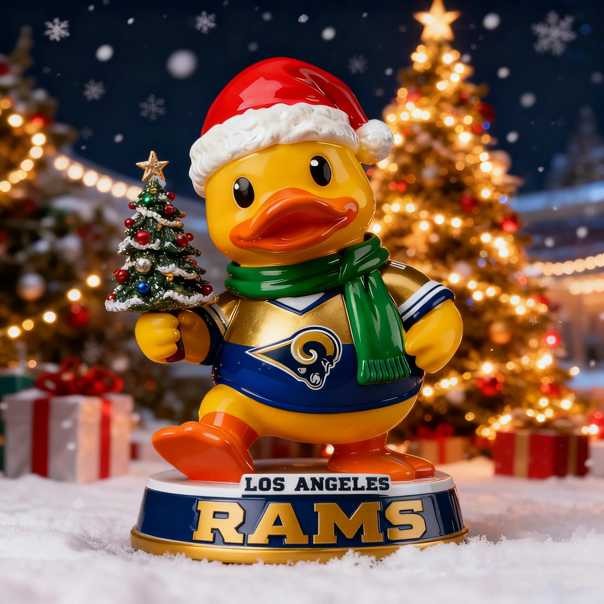 🎁BUY 2 GET 2 FREE🔥Holiday Sparkle & Cheer Christmas Duck Statue