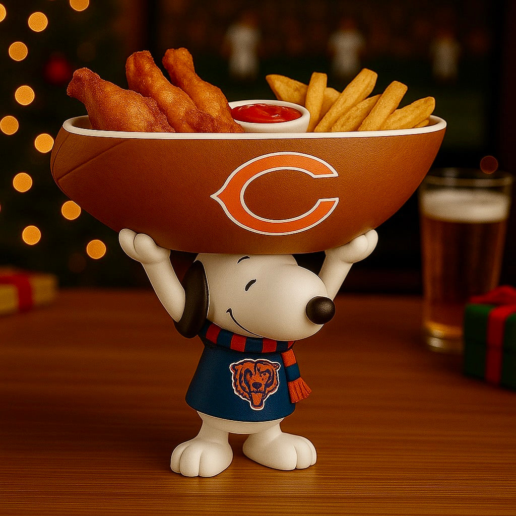 Creative Football Team Snoopy Snack Tray