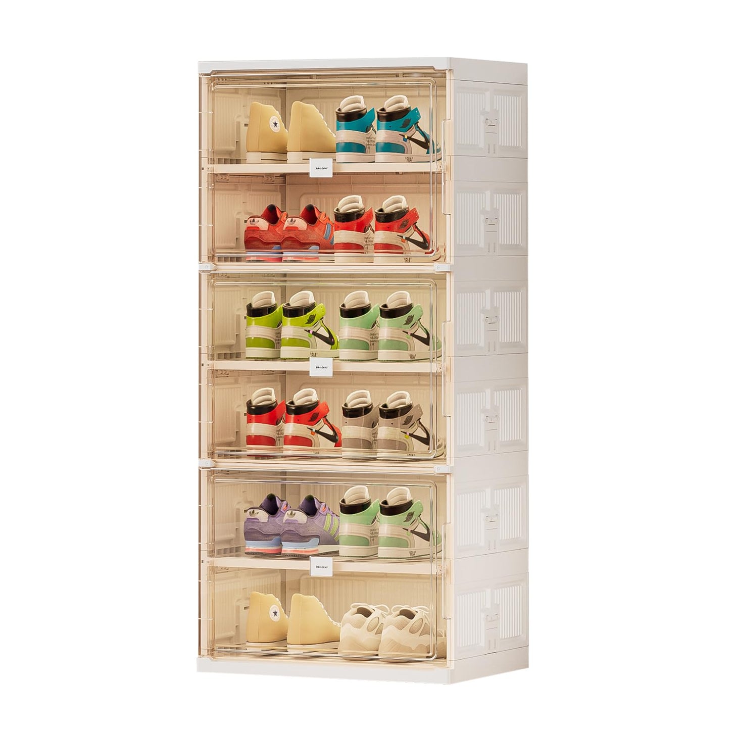 💥Clearance Sale💥Foldable Shoe Rack Shoe Box for Closet Entryway