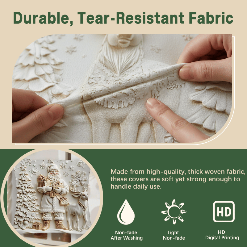 🎅🎁 Festive Christmas Cushion Cover