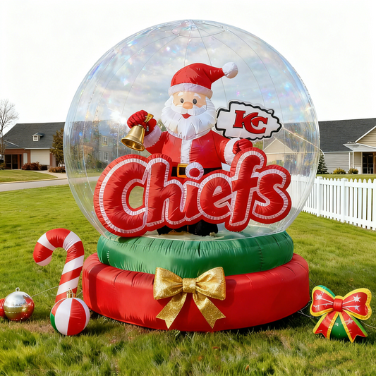 Christmas Inflatable Santa Claus Snowglobe Decoration